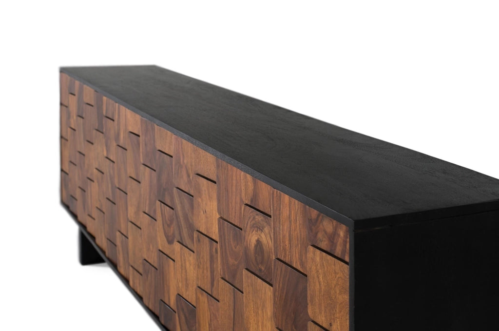 Credenza a quattro ante in legno di sheesam
