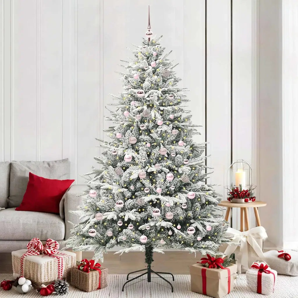 Albero di Natale Artificiale Pre-illuminato con Set di Palline 3395408