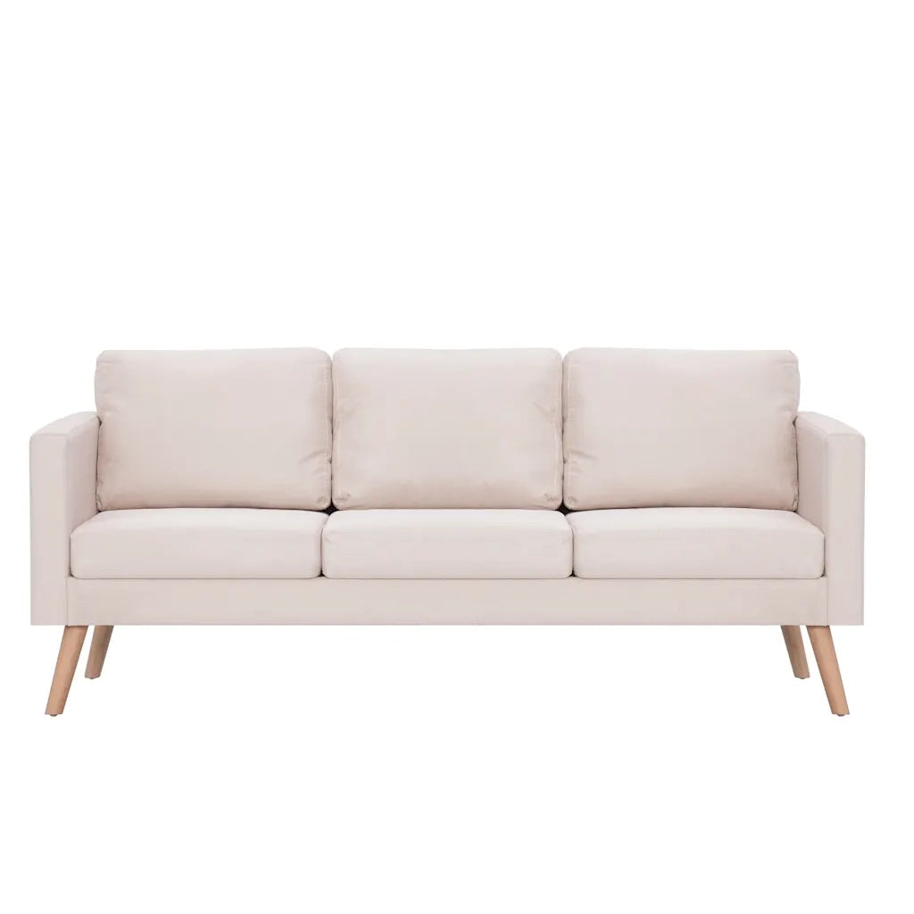 Set Divani 2 pz in Tessuto Crema 276851