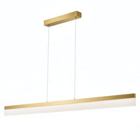 Lampada Da Soffitto Led App1694-cp 120 Cm Brush Gold