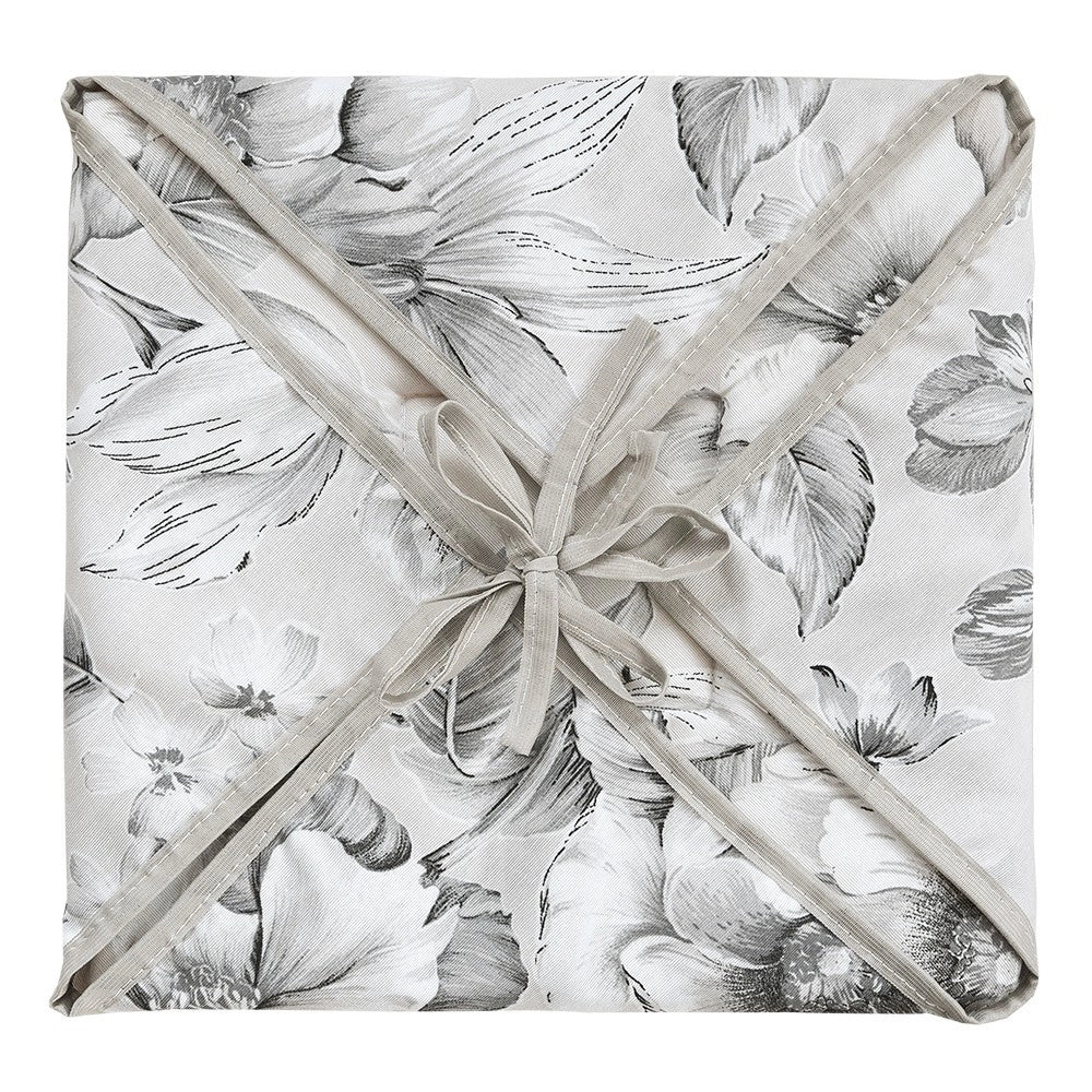Set 6 Cuscini Sedia Cotone Con Alette Lavabili Morbidi Universali Coprisedia Shabby Chic