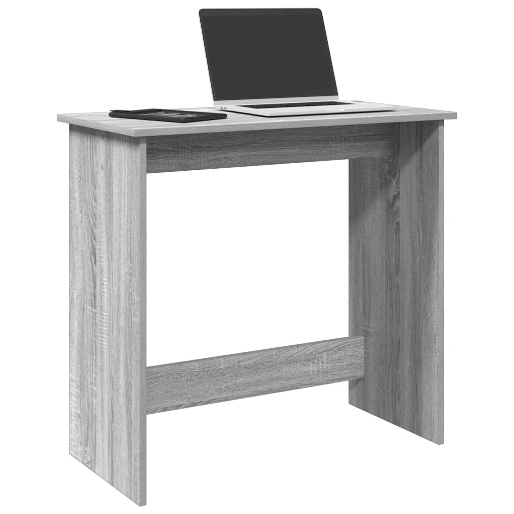 Scrivania | Tavolo da Ufficio Grigio Sonoma 80x40x75 cm in Legno Multistrato