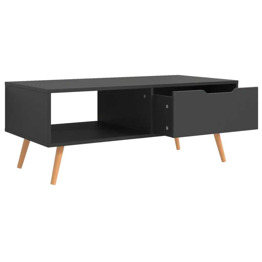 Tavolino da salotto | Tavolino da caff¨¨ | Tavolino da Soggiorno Grigio 100x49,5x43 cm in Legno Multistrato