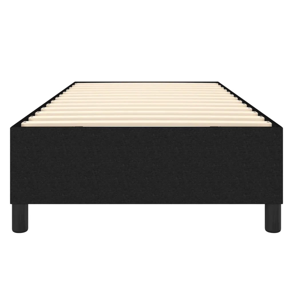 Struttura Letto a Rete a Molle Nero 80x200 cm Tessuto 3120816