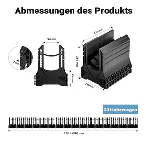 Supporto per tubi acqua di scarico camper caravan e roulotte 4,5 m, estensibile per tubazioni fino a Ø 94 mm, per smaltimento acque nere e grigie in campeggio