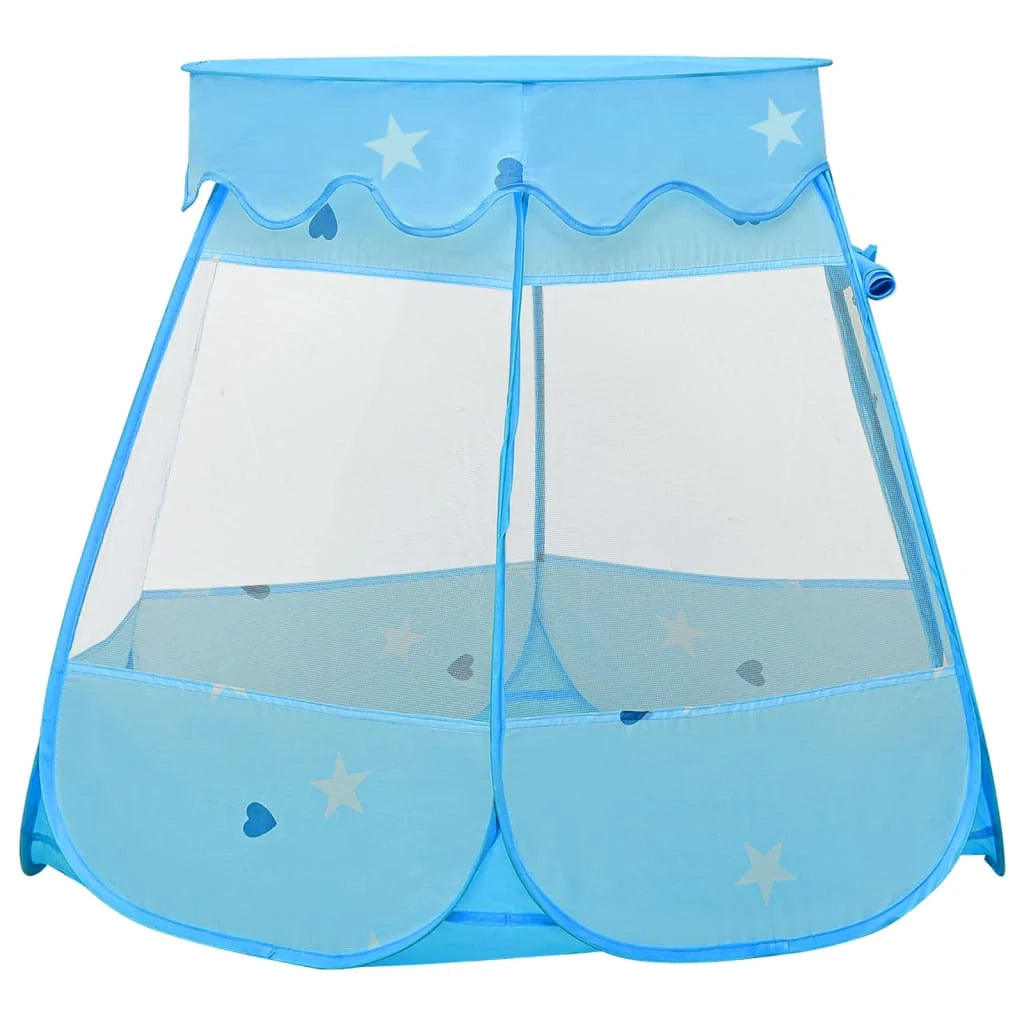 Tenda da gioco per bambini con 250 palline 102 x 102 x 82 cm blu 02_0005187