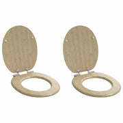 Sedile per toilette con chiusura morbida 2 pcs 44 x 38 cm