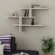 Maliksi, Mensola 4 Ripiani, 123x22x81h cm Bianco