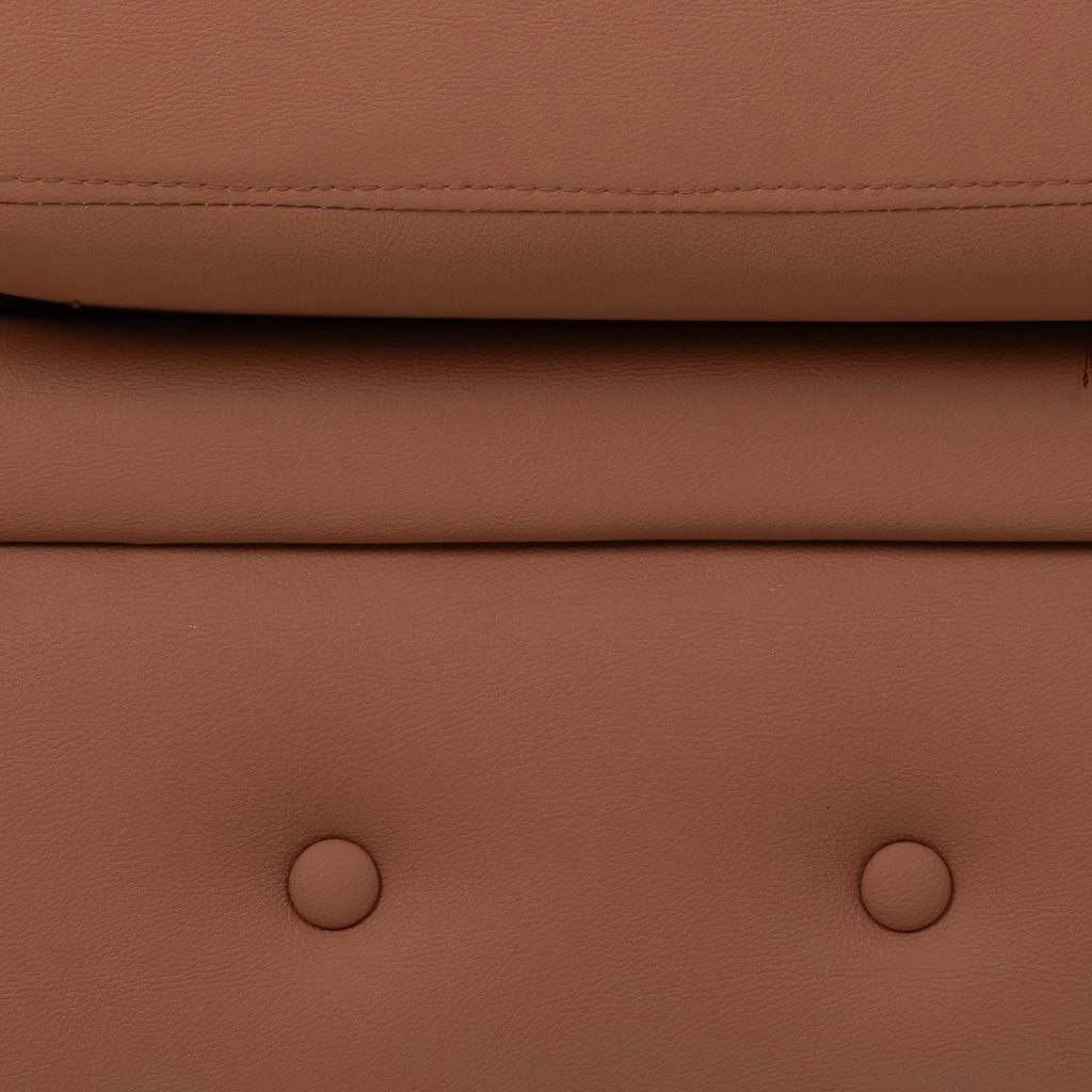 Poltrona in mousse color moka 110x81x77h cm