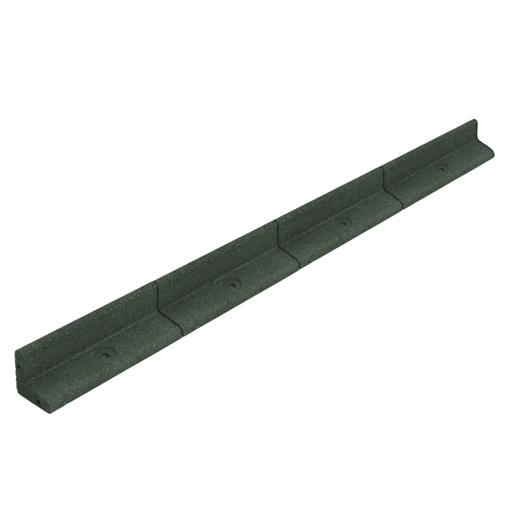 Bordura Flessibile da Giardino 30 x 1,2 m Verde con Martello in Gomma