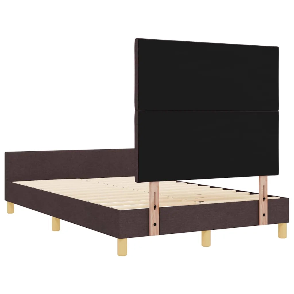 Struttura del letto-Giroletto Marrone scuro 120 x 200 cm Tessuto 561441