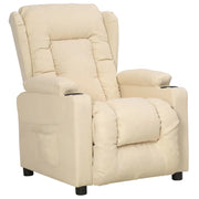 Poltrona Reclinabile Crema in Tessuto cod mxl 23450