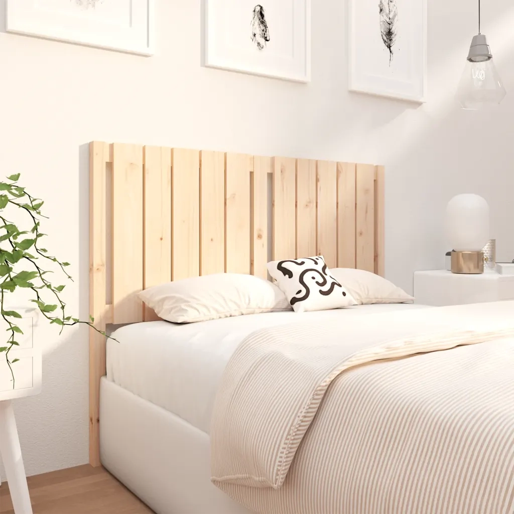 Testiera | Testata per Letto 125,5x4x100 cm in Legno Massello di Pino