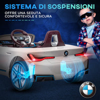 Macchina Elettrica per Bambini 12V con Licenza BMW I4 Bianca