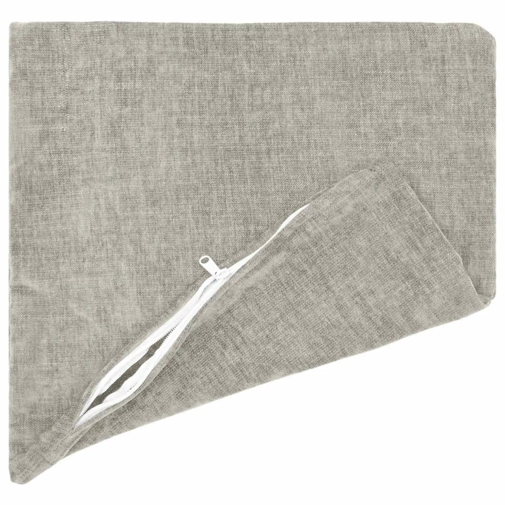 Federa 6 pcs HEERLEN Grigio Chiaro 35 x 35 cm Tessuto Chenille 908114