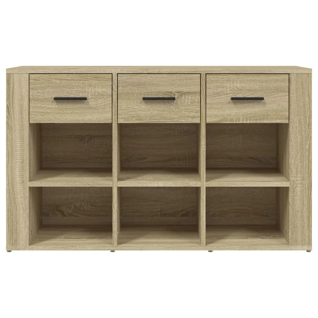 Credenza Rovere Sonoma 100x30x59,5 cm in Legno Multistrato