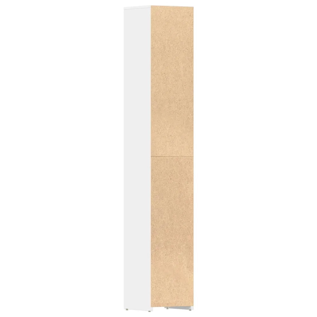 Mobile da Bagno | Armadio da bagno Bianco 30x30x183,5 cm in Legno tecnico
