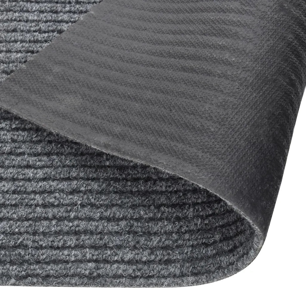 Tappeto Corsia Acchiappa Polvere 100x150 cm Grigio 327175