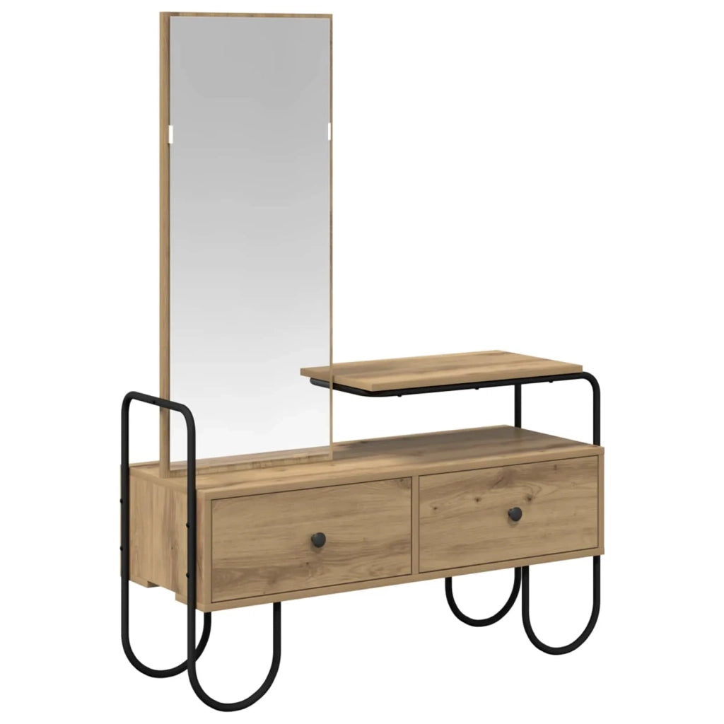 Tavolo da Trucco Rovere Artigianale Legno ingegnerizzato 8007688