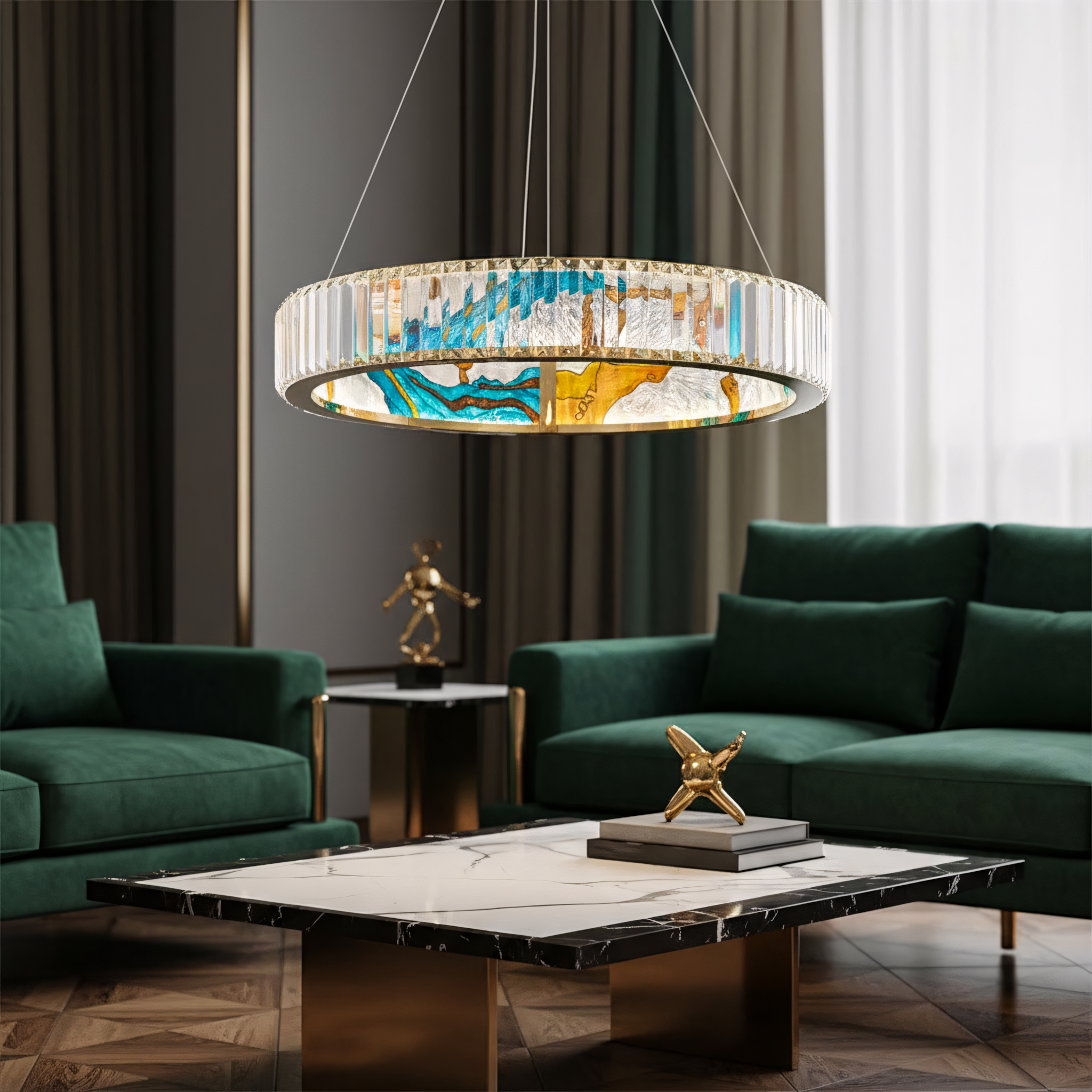 Lampada Da Soffitto App1748-cp 60cm