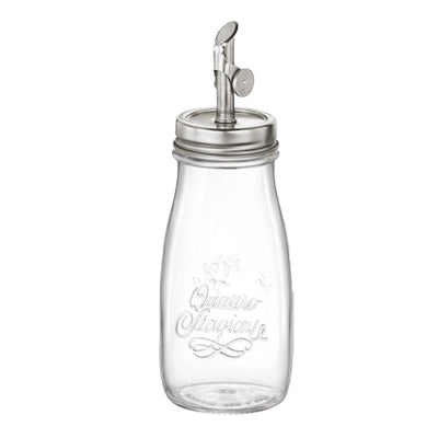 VASO VETRO GENIETTI OLIO 4 STAGIONI BORMIOLI - ML 400- 6 pezzi