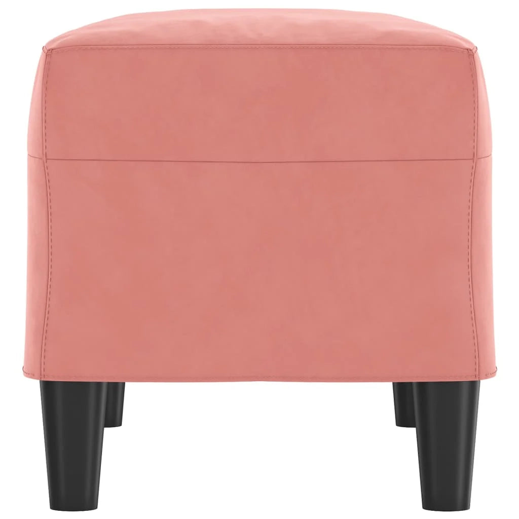 Panca/panca 70 x 35 x 41 cm velluto rosa 02_0010615