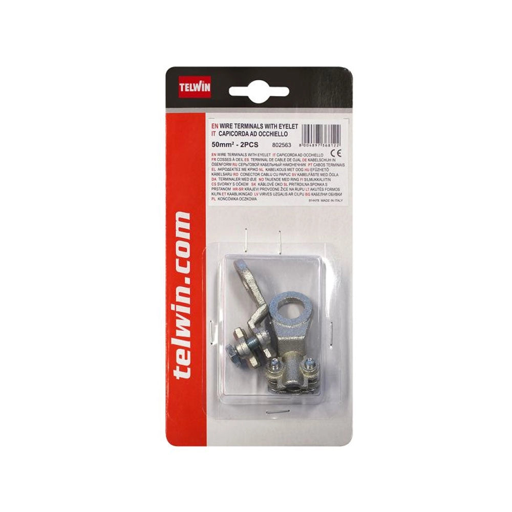 Kit 2 Capicorda ad Occhiello Telwin 50 Mmq Telwin