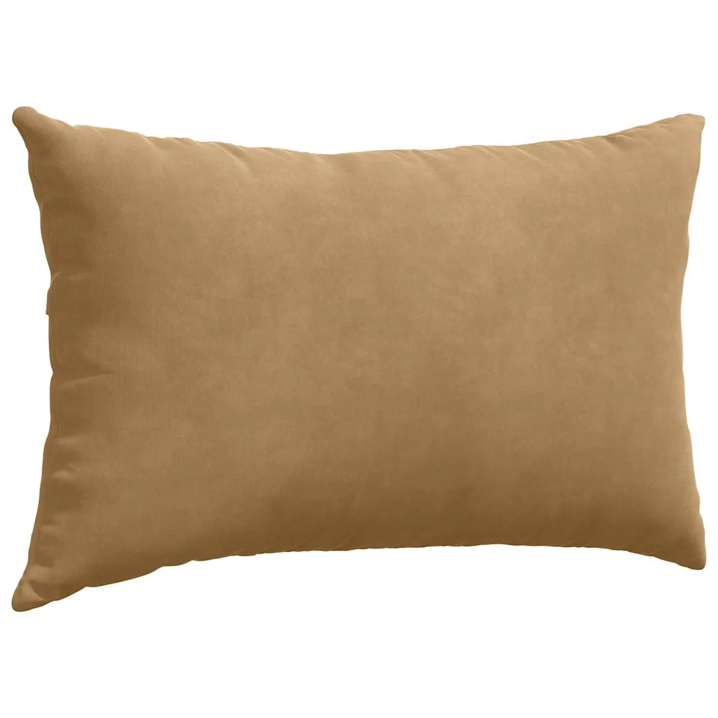 Cuscini da Divano 2 pcs Marrone 50 x 30 cm Tessuto in Cords