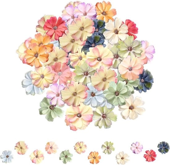 Decorazioni floreali DIY per decorazione del matrimonio - Fiori manufatti per festa - 60 pezzi