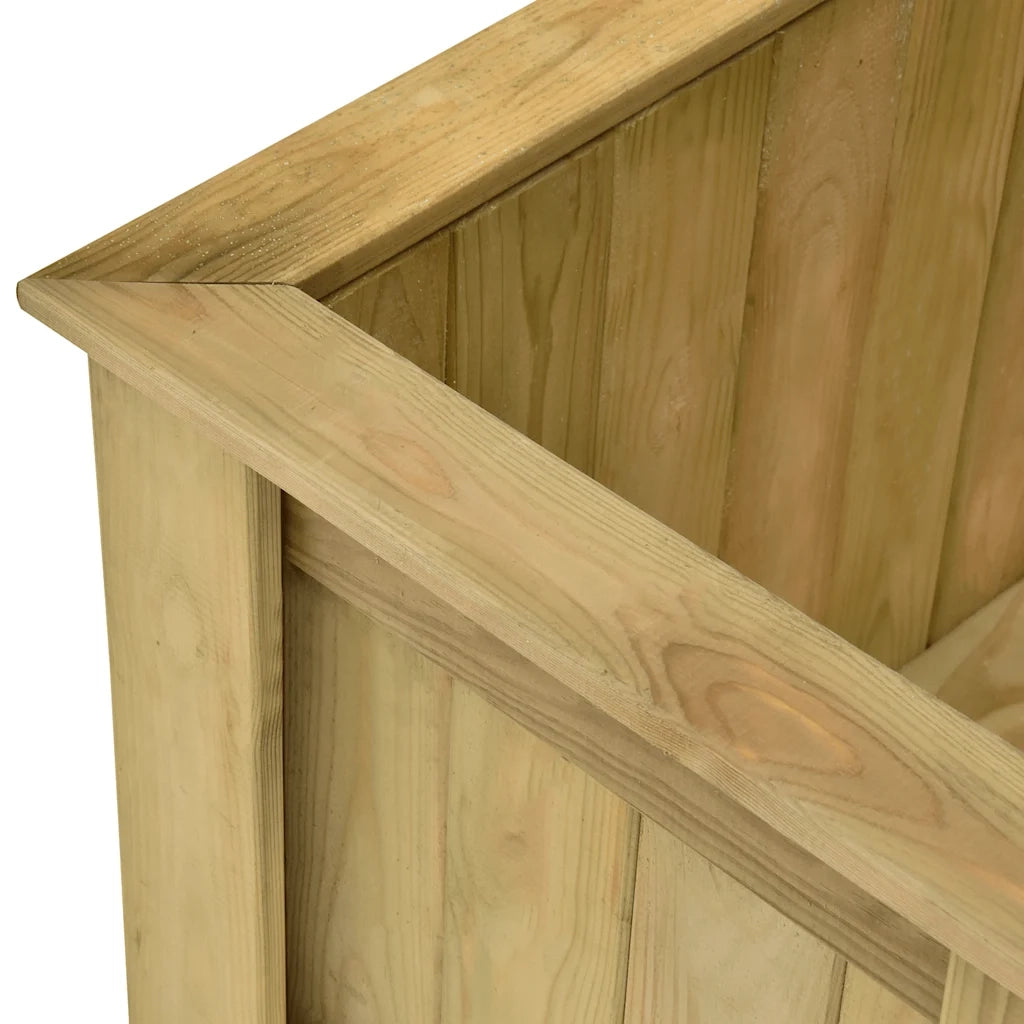 Fioriera Rialzata 196x50x50 cm in Legno di Pino Impregnato 49095