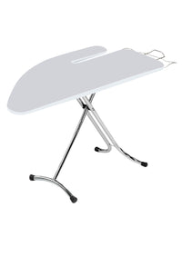 Asse da Stiro Completo Festival Plus 125x48 cm con Piano Stiramaniche Gambe Triple Regolabile in Altezza