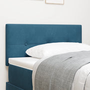 Testata LED  Panna blu scuro 90 cm in velluto