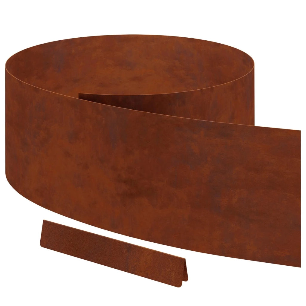 Bordura per Prato Ruggine 450 x 0,05 x 25 cm 868038