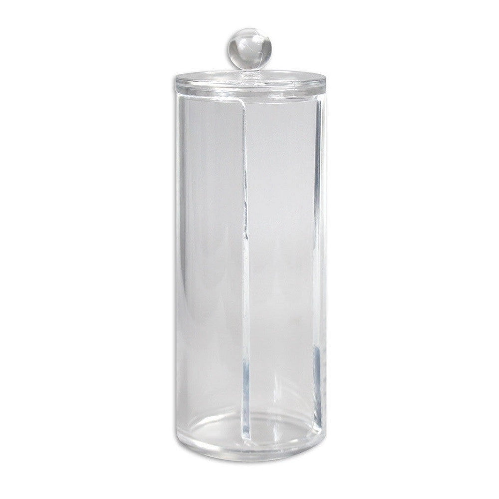 Trade Shop - Contenitore Dispenser Dischetti Cotone Struccanti Foro Coperchio Organizer 10240 -