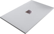 Piatto Doccia in Pietra 75x130 cm Bonussi Ardesia Stone Central Grigio