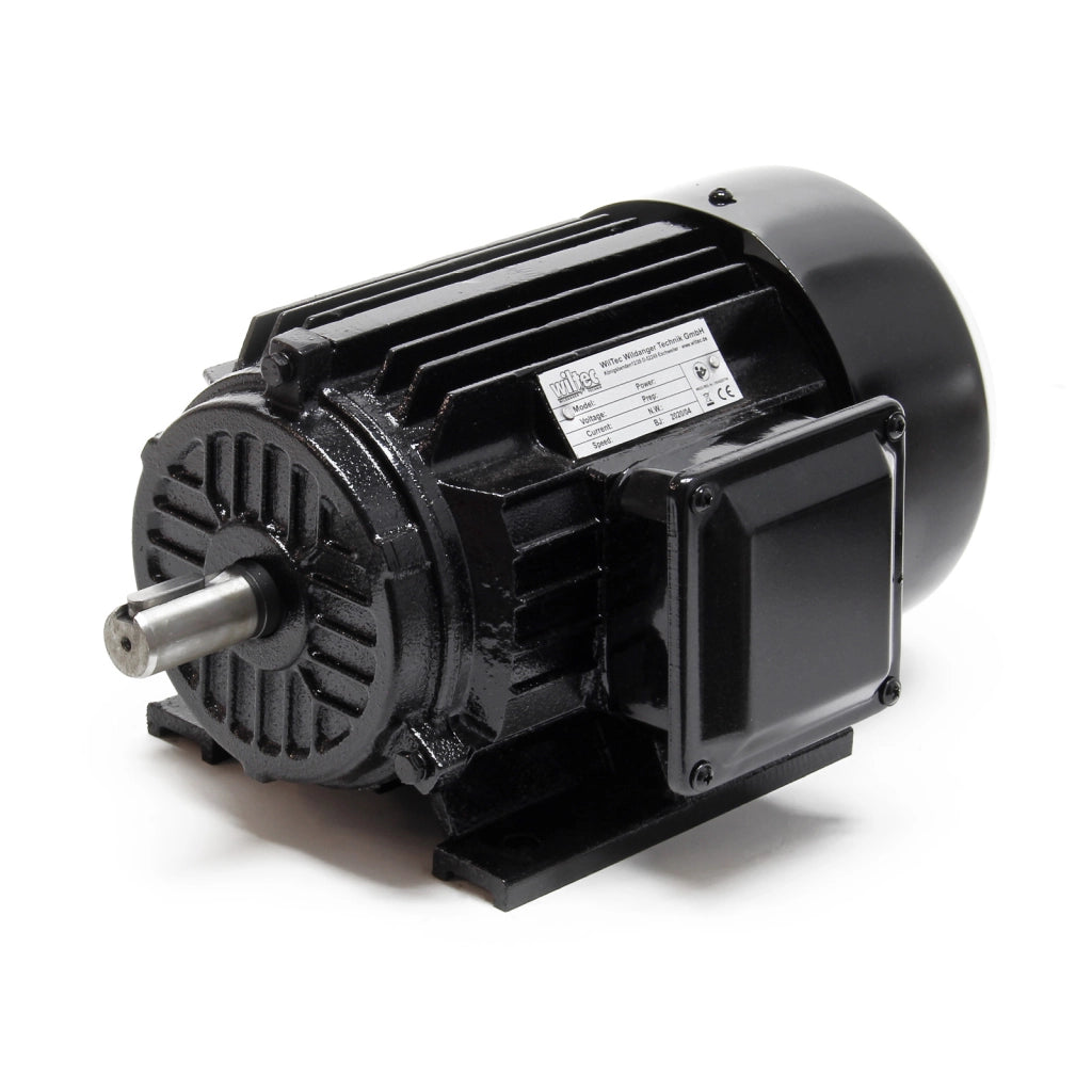 Motore elettrico trifase asincrono, 400V, 2 poli 2,2 kW (3CV), avvolgimento in alluminio, montaggio B3