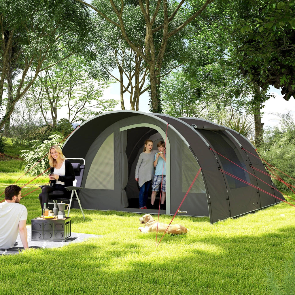 Tenda da campeggio per 4-6 persone ¨C zephmum ¨C grigio