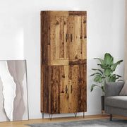 Credenza-Buffet-Armadio da cucina Legno vecchio 69,5 x 34 x 180 cm Legno multistrato 344370