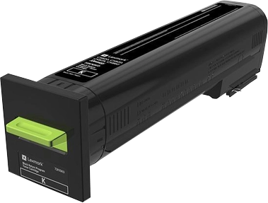 ORIGINAL Lexmark toner nero 72K20K0 CS/CX820 ~8000 Seiten Cartuccia di ritorno