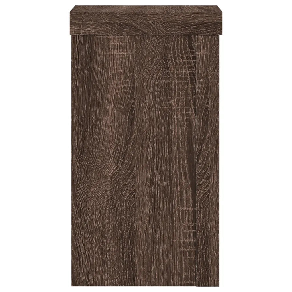 Supporti per piante | Sostegno per piante 2 pz Marrone 10x10x18 cm Legno Multistrato