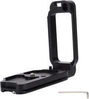 Accessori per Fotografia - Maniglia di Rilascio Rapido per Stativo a L per Fotocamera con Montaggio 1/4" e Regolazione Orizzontale e Verticale