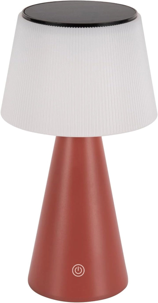 ZMH Lampada da tavolo LED wireless solare batteria moderna dimmerabile per giardino soggiorno comodino