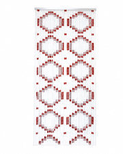 Tenda Anti Mosche a Piastrina Rombi Vette Plastica Supporto Alluminio 120 x 230 cm
