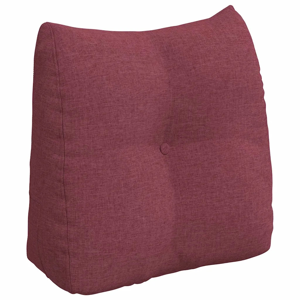 Cuscino per Schiena Rosso Vino 45 x 24 x 50 cm Tessuto