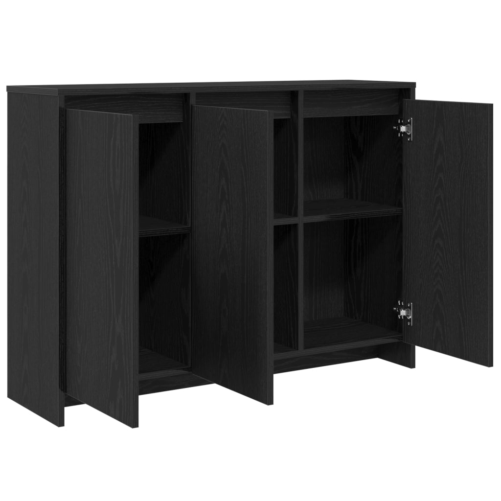 Credenza Nero 102 x 29.5 x 75 cm Legno multistrato 862084