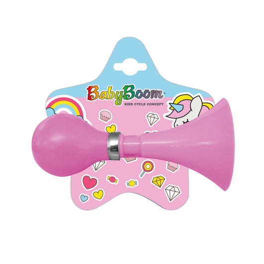 Trombetta per Bicicletta Sezione 19 mm Bambina Babyboom 15x7x15cm Rosa