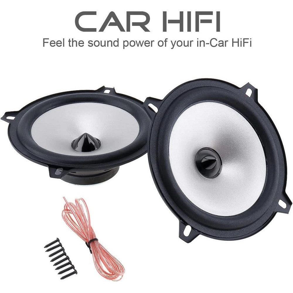 Trade Shop - Altoparlanti Coassiali 2 Vie Coassiale Auto Audio Musica Stereo Hifi 13cm 380 W -