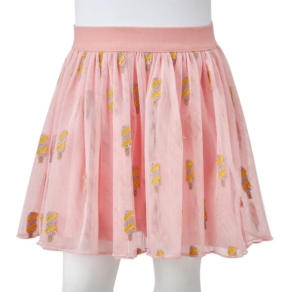 Gonna da Bambina con Tulle Rosa Chiaro 140 CFW6711184