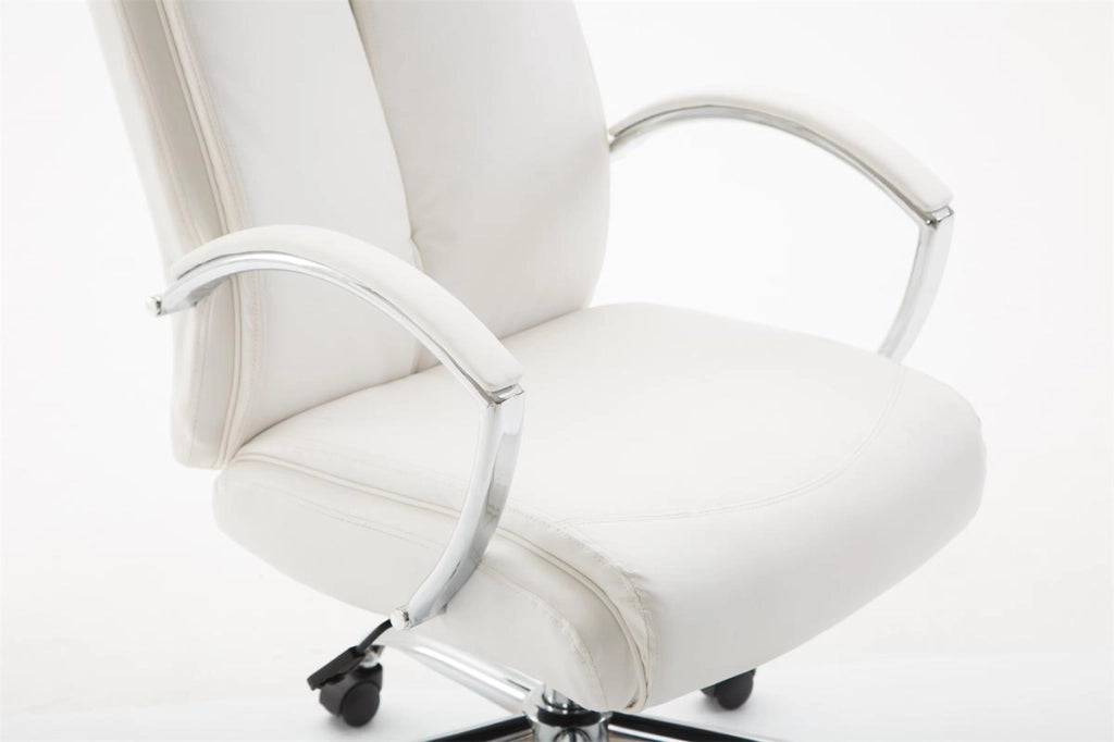Sedia ufficio VAUD XL in similpelle bianco