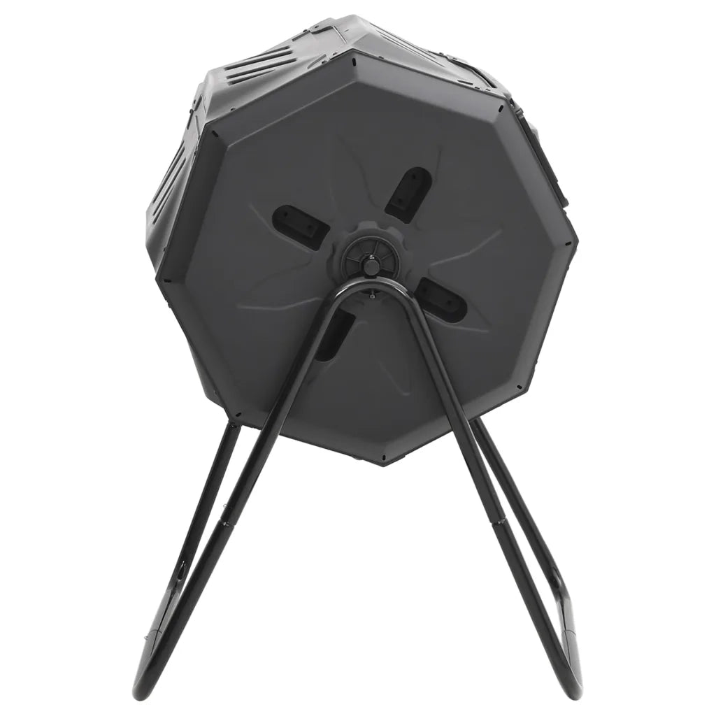 Compostiera da Giardino Nera 73x64x95 cm da 160 L CFW8255708